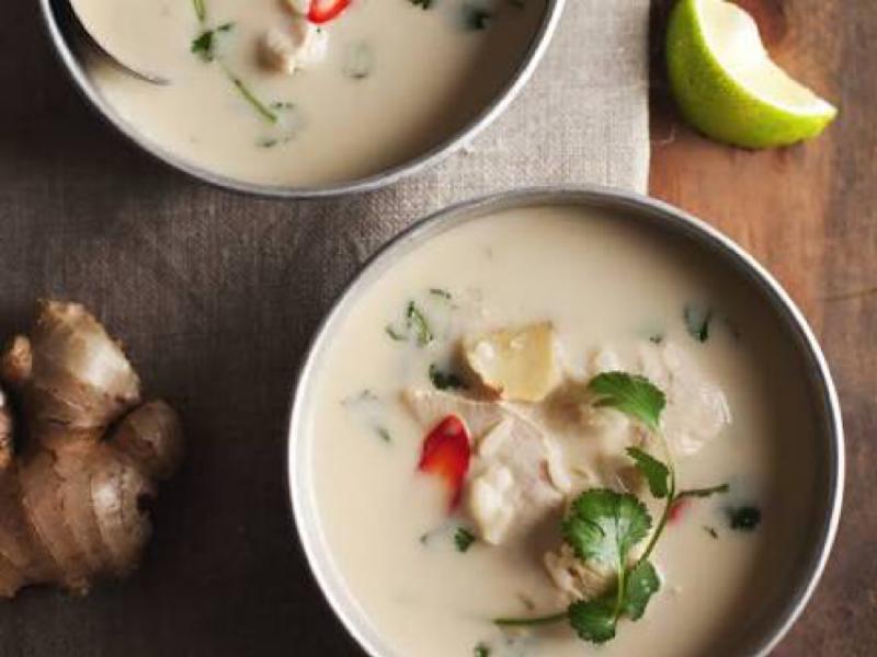 Coconut Chicken Soup Healthy Recipe
