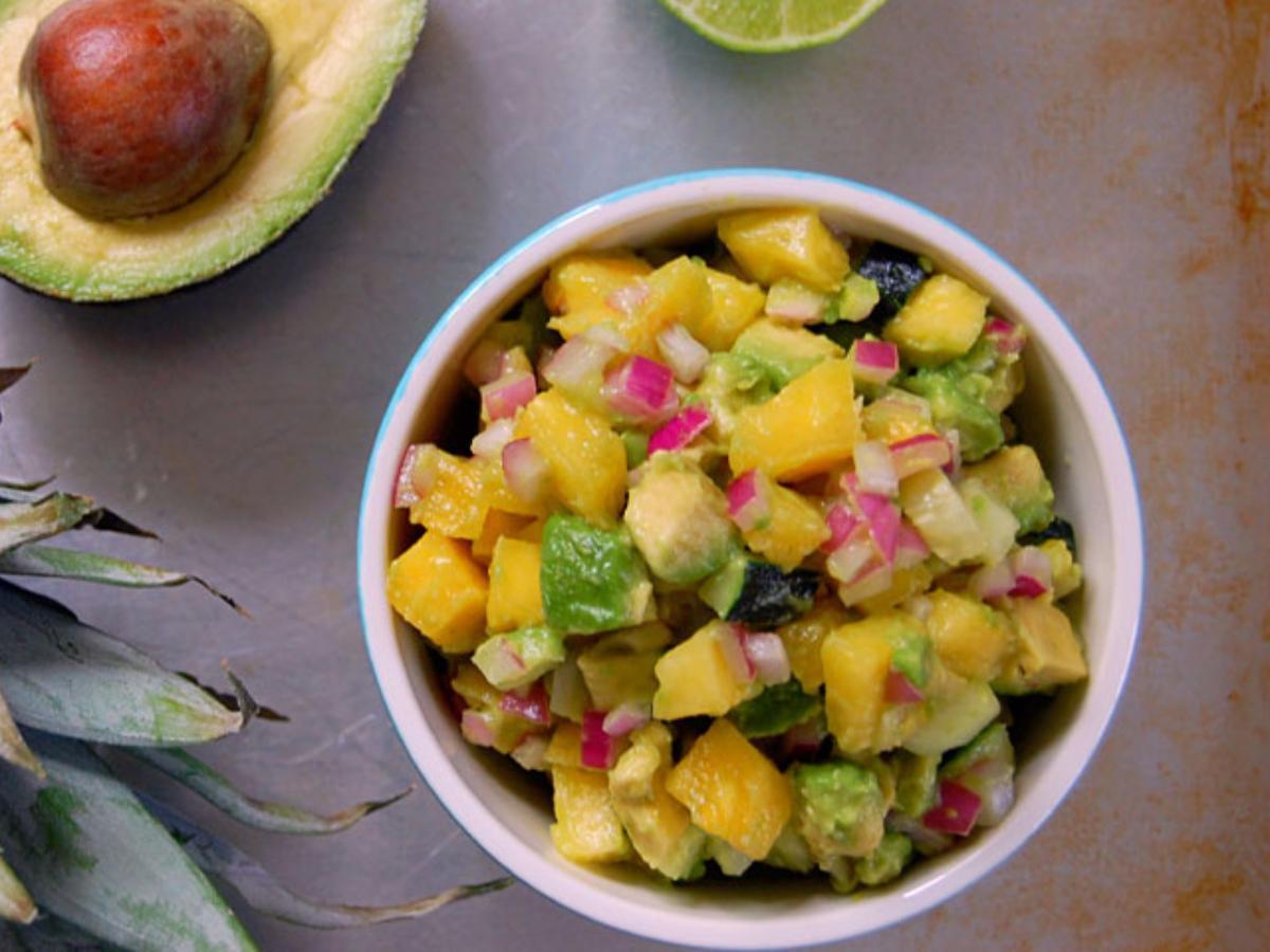 Cod with Pineapple Avocado Salsa Healthy Recipe
