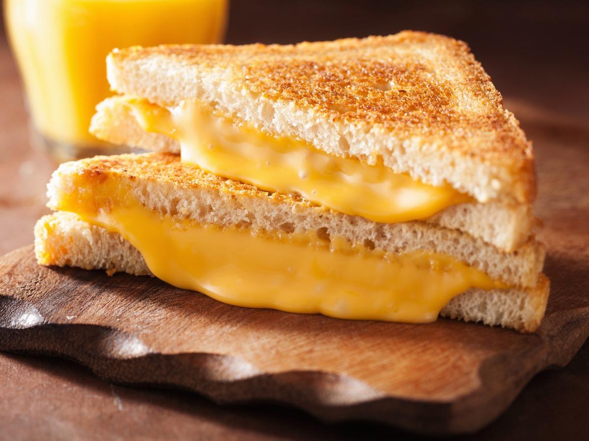 Colby Jack and Cheddar Grilled Cheese Healthy Recipe