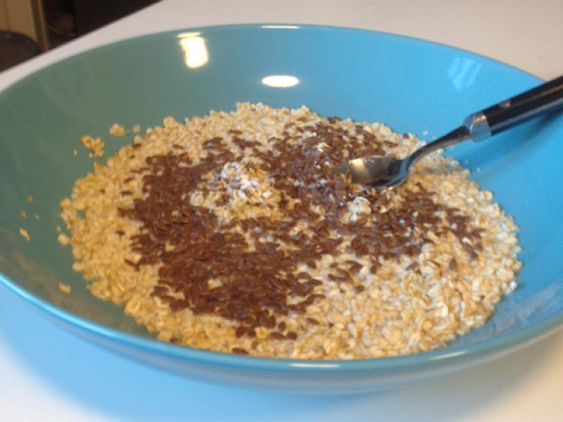 Cold Flax Oatmeal Healthy Recipe