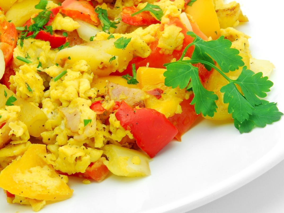 Complete Breakfast Scrambled Eggs Healthy Recipe