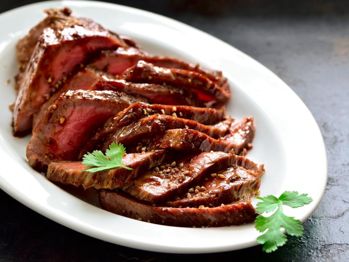 Coriander Teriyaki Flank Steak Healthy Recipe