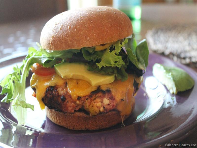 Cottage Cheese and Spinach Turkey Burgers Healthy Recipe