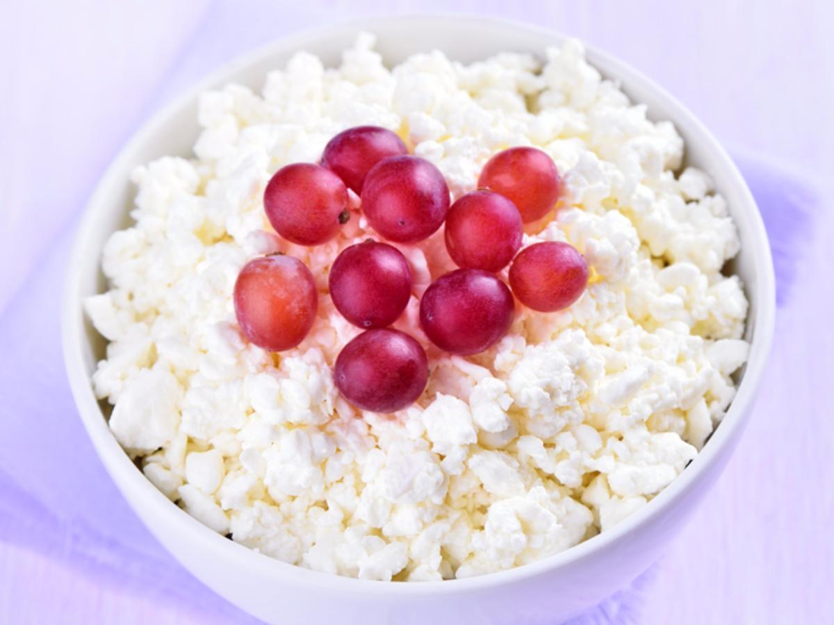 Cottage Cheese & Grapes Healthy Recipe