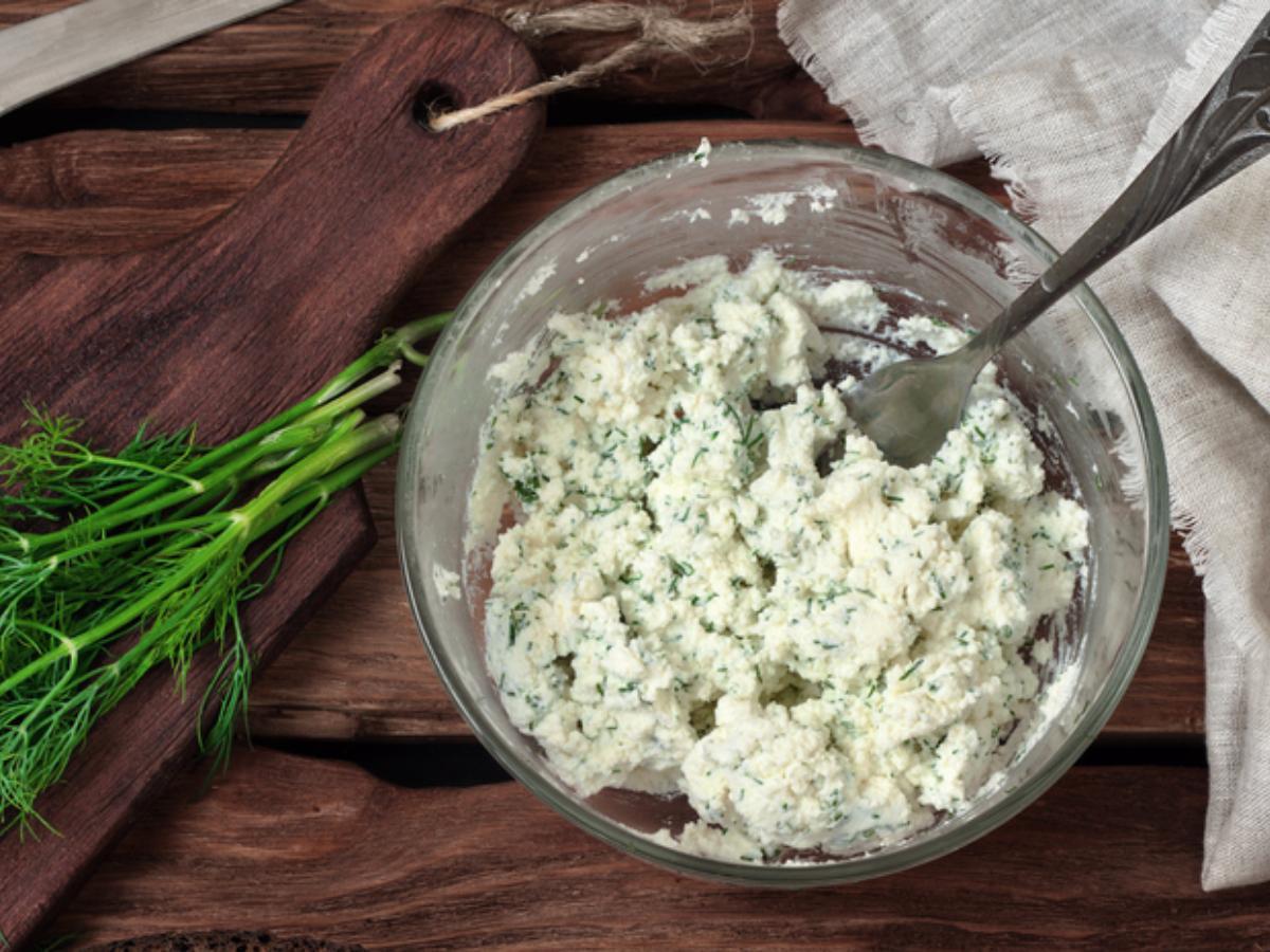 Cottage Cheese with Sunflower Seeds & Dill Healthy Recipe