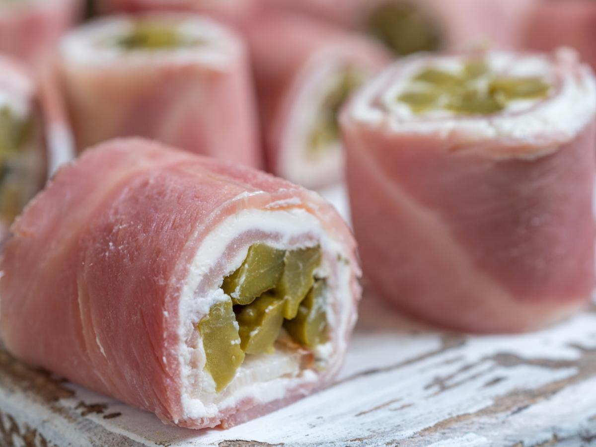 Cream Cheese and Ham Pickles Healthy Recipe