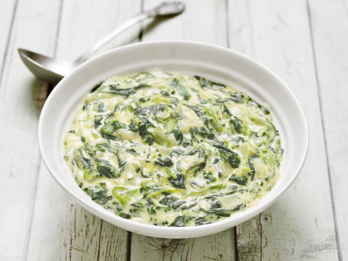 Creamed Spinach Healthy Recipe