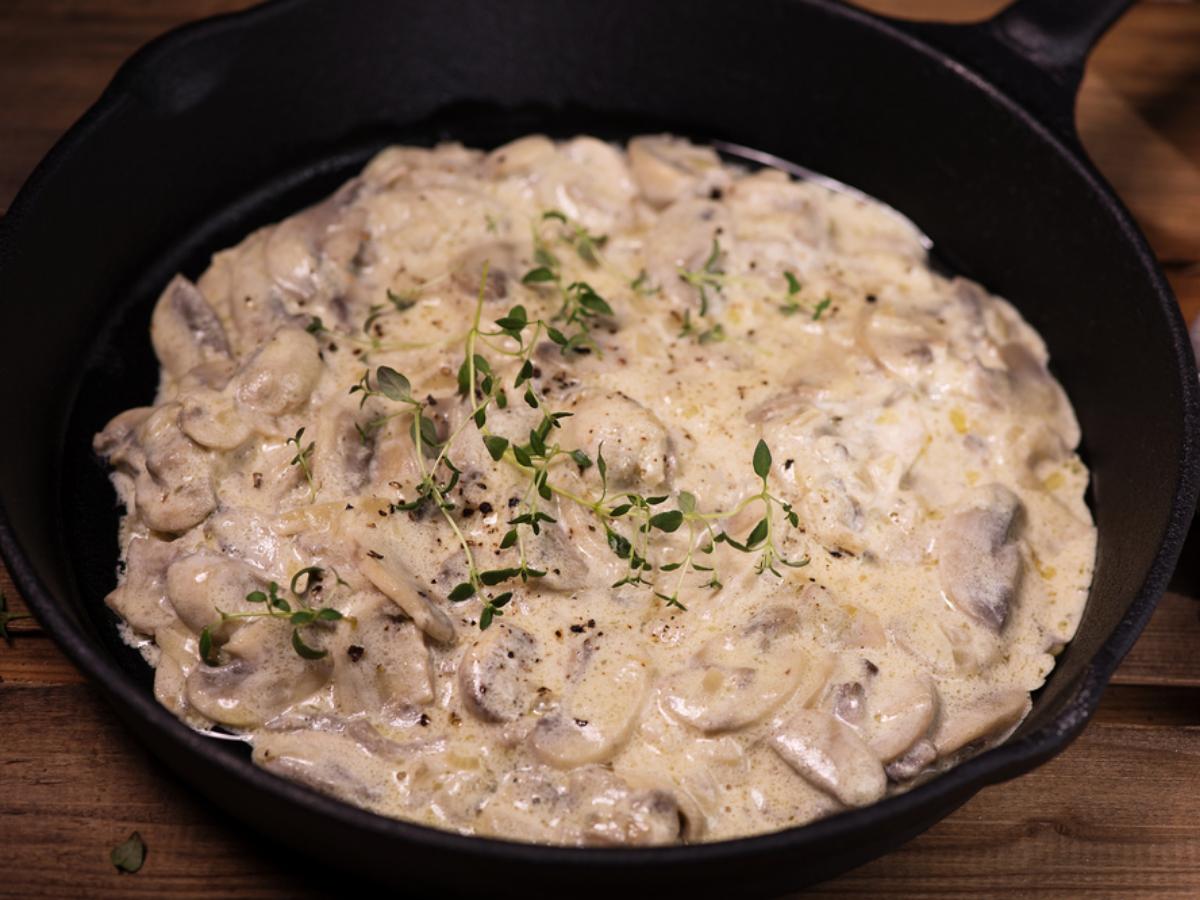 Creamy Mushrooms Healthy Recipe