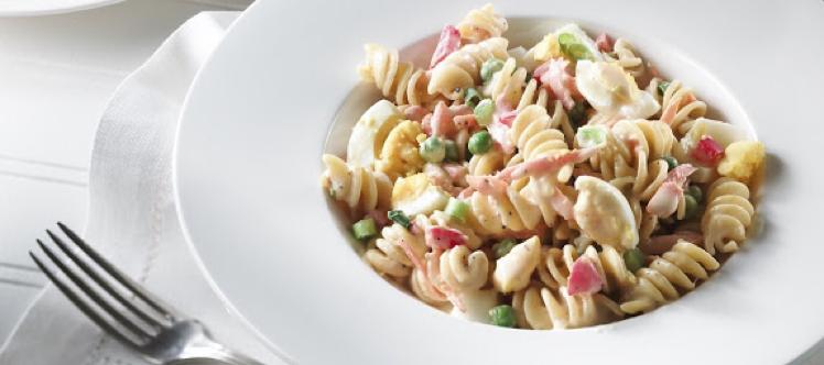 Creamy Pasta and Vegetables Healthy Recipe