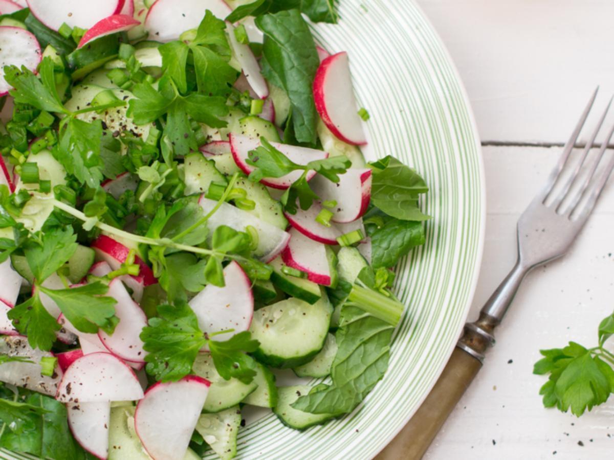 Cucumber and Radish Salad Healthy Recipe