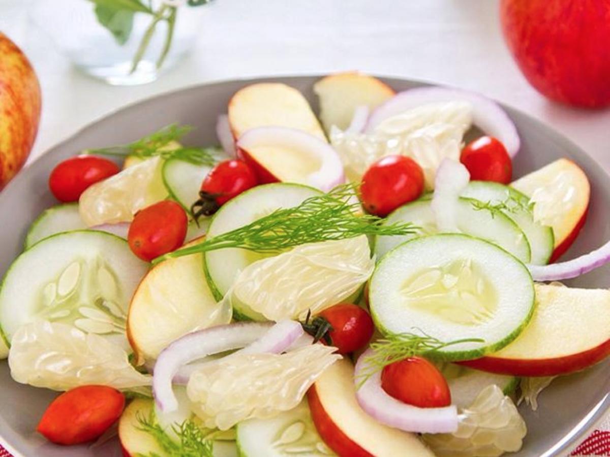 Cucumber Apple Salad Healthy Recipe