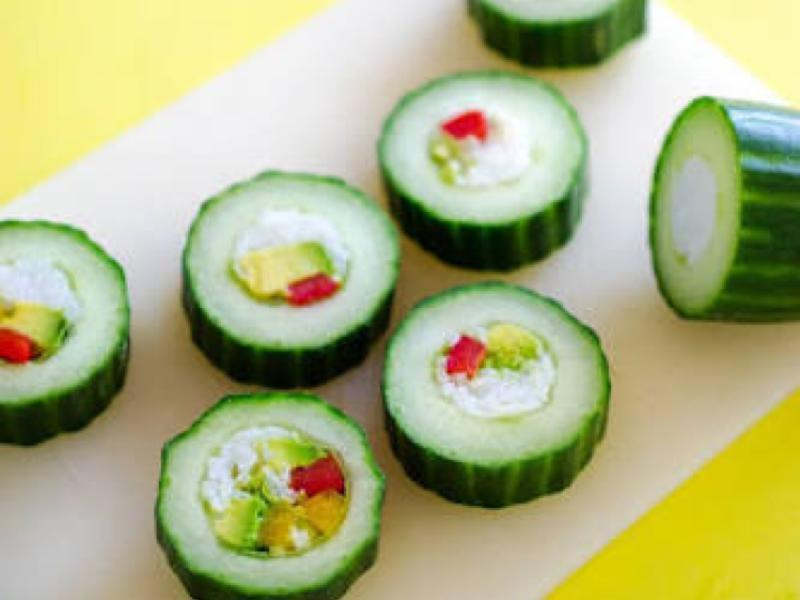 Cucumber Sushi Rolls Healthy Recipe
