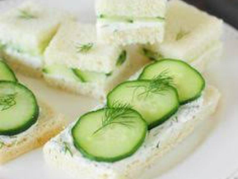 Cucumber Tea Sandwiches Healthy Recipe