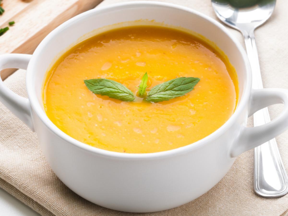 Curried Carrot Soup Healthy Recipe