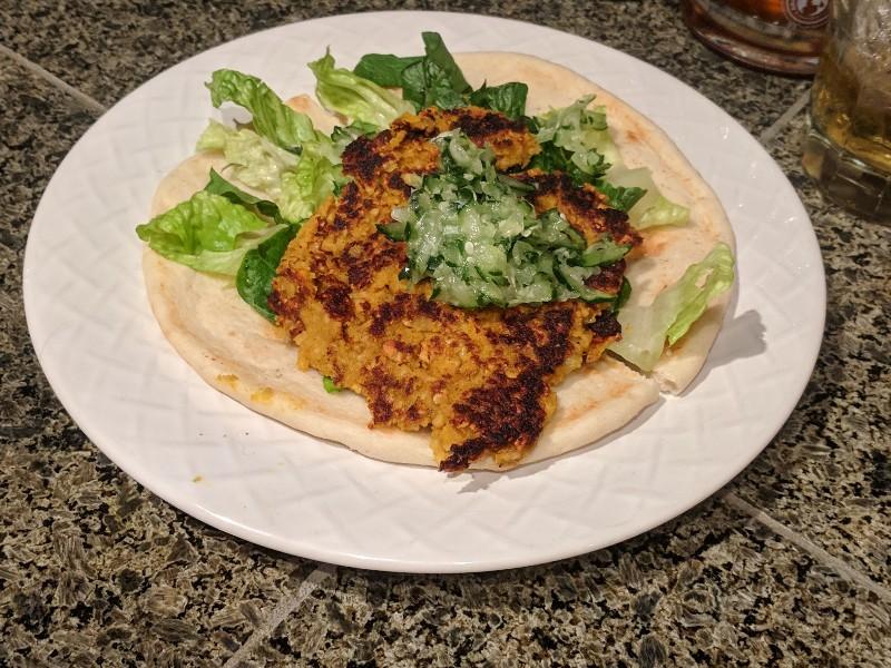 Curried Cashew Burger Healthy Recipe