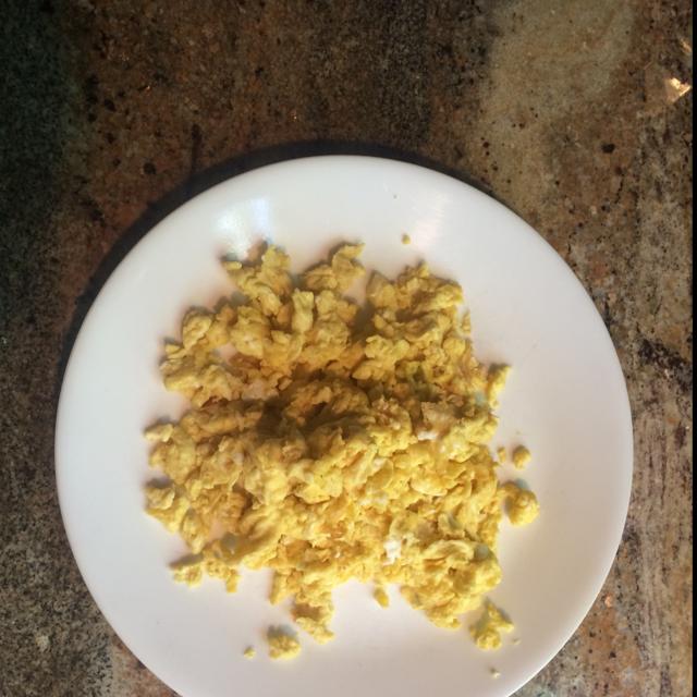Curry Cheddar Scrambled Eggs Healthy Recipe