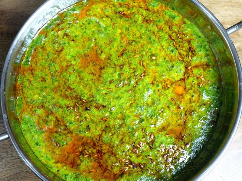 Curry Spinach Salad Healthy Recipe