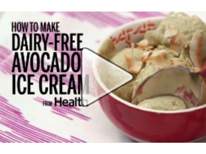 Dairy Free Avocado Ice Cream Healthy Recipe