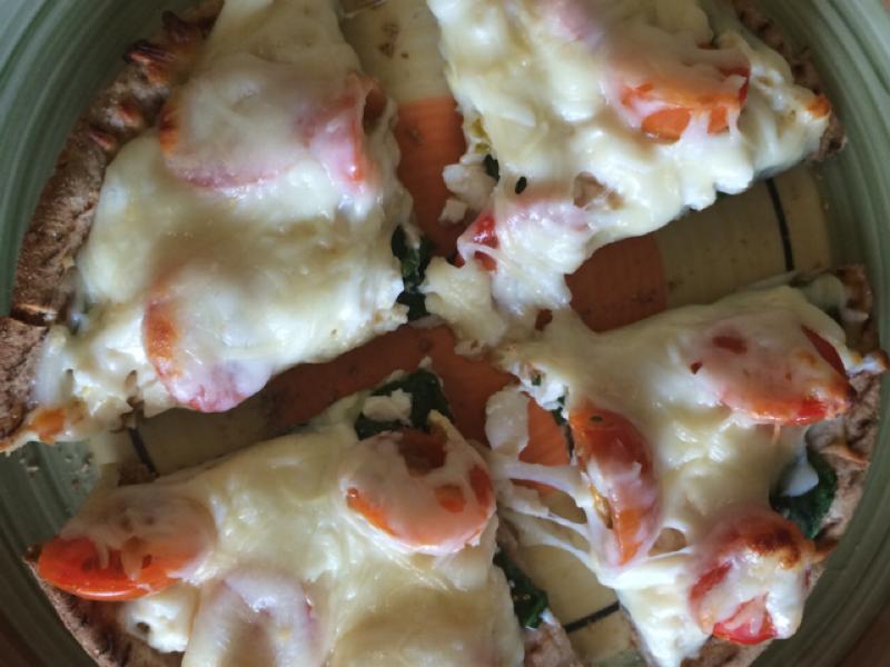 Dinner Pita Pizza Healthy Recipe