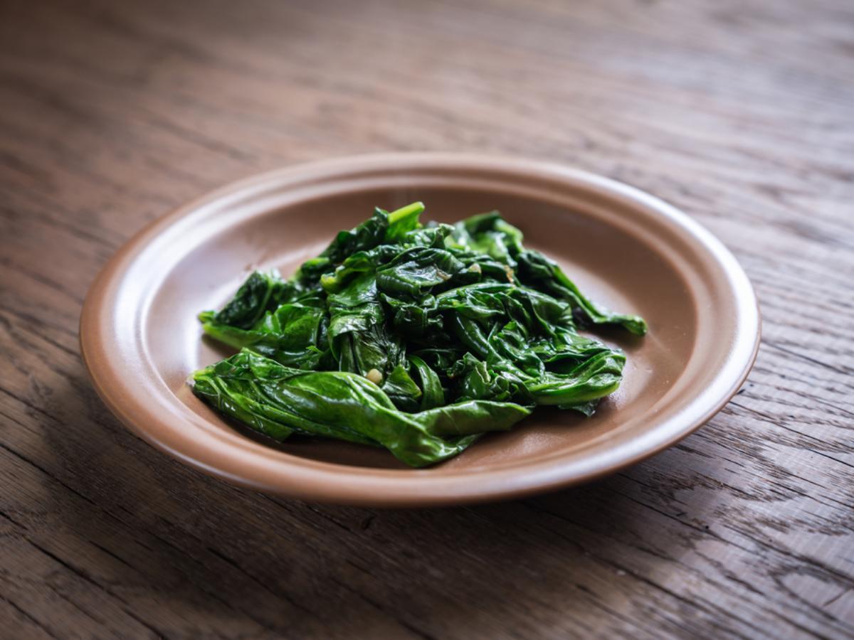 Easy Fried Spinach Healthy Recipe
