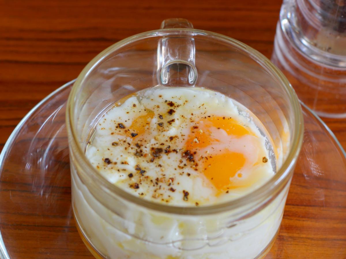 Egg in a Cup Healthy Recipe