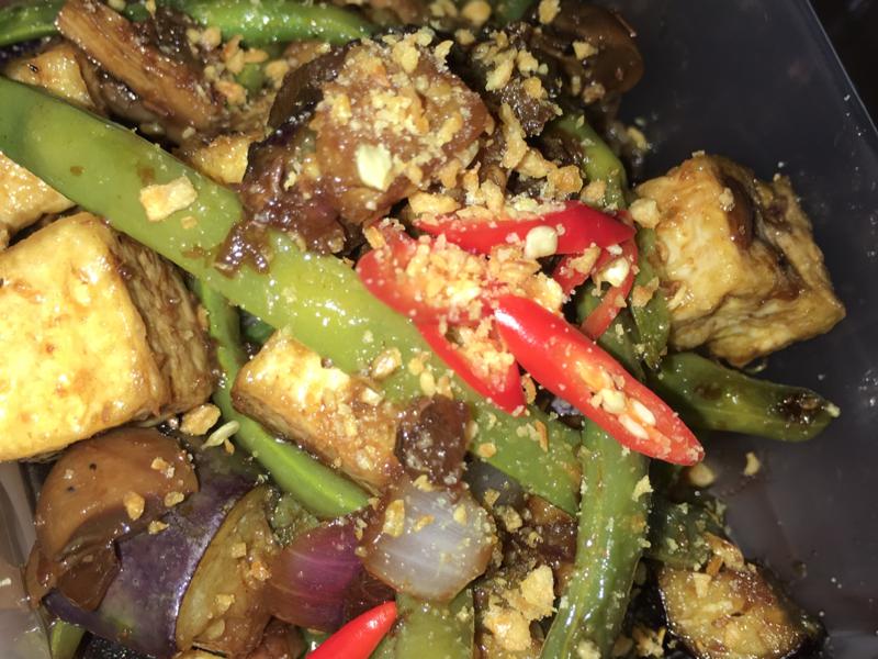 Eggplant and Tofu Stir- Fry Healthy Recipe