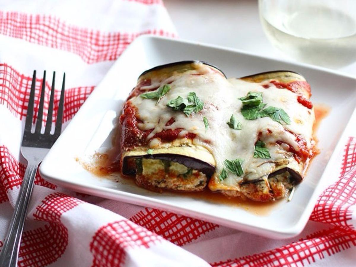 Eggplant Lasagna Rolls   Healthy Recipe