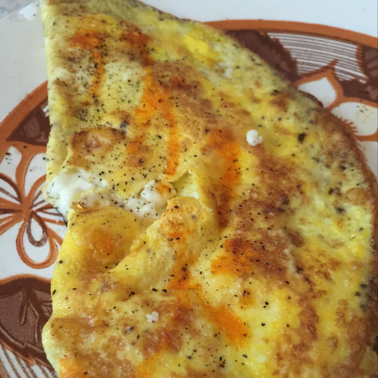 Egyptian Feta Cheese Omelet Roll Healthy Recipe