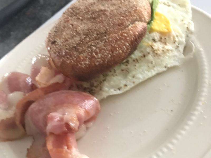 English Muffin Egg Sandwich Healthy Recipe