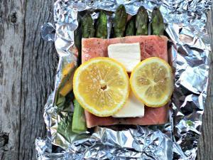 Foil Baked Salmon Recipe with Asparagus Healthy Recipe