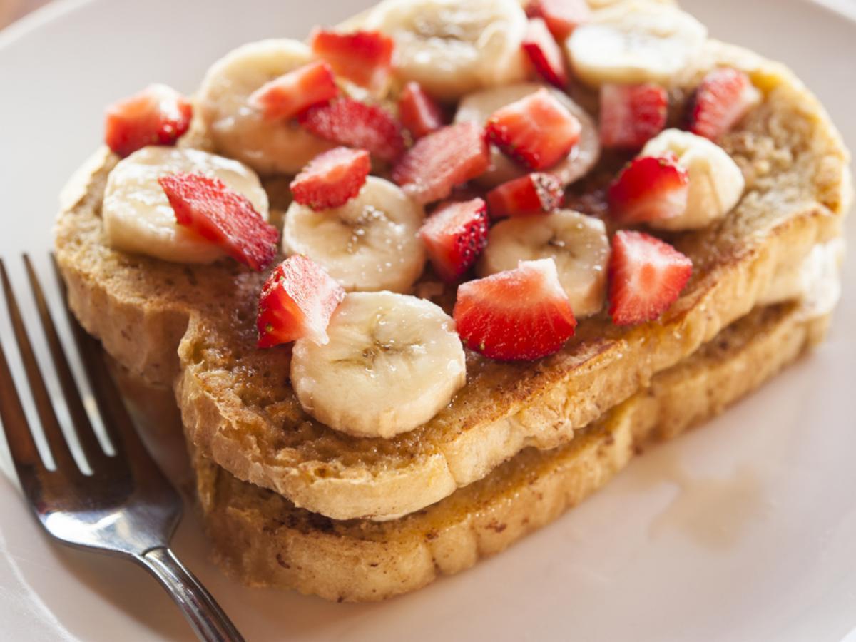 French Toast with Fruit Healthy Recipe