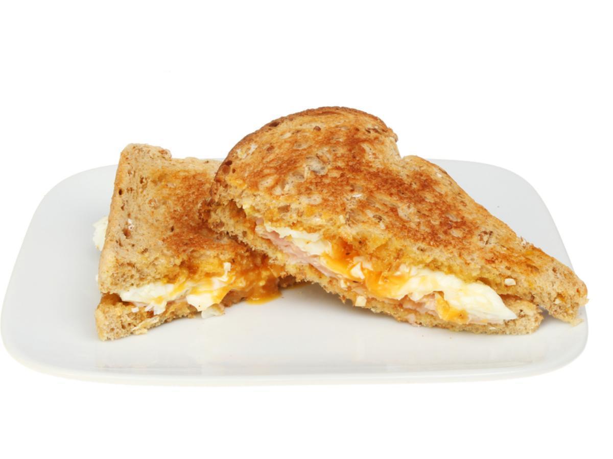 Fried Egg and Ham Sandwich Healthy Recipe