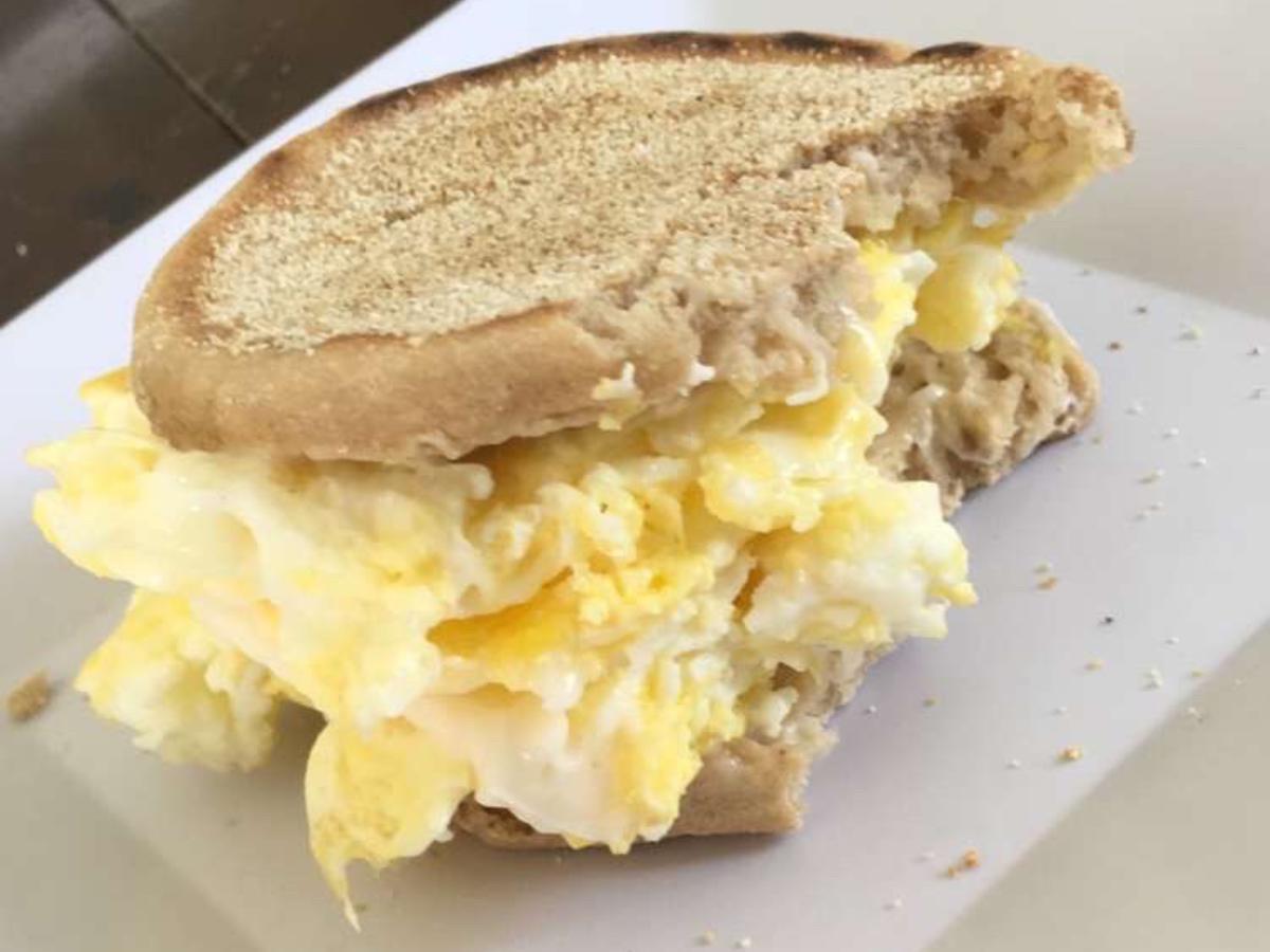 Fried Egg Sandwich Healthy Recipe