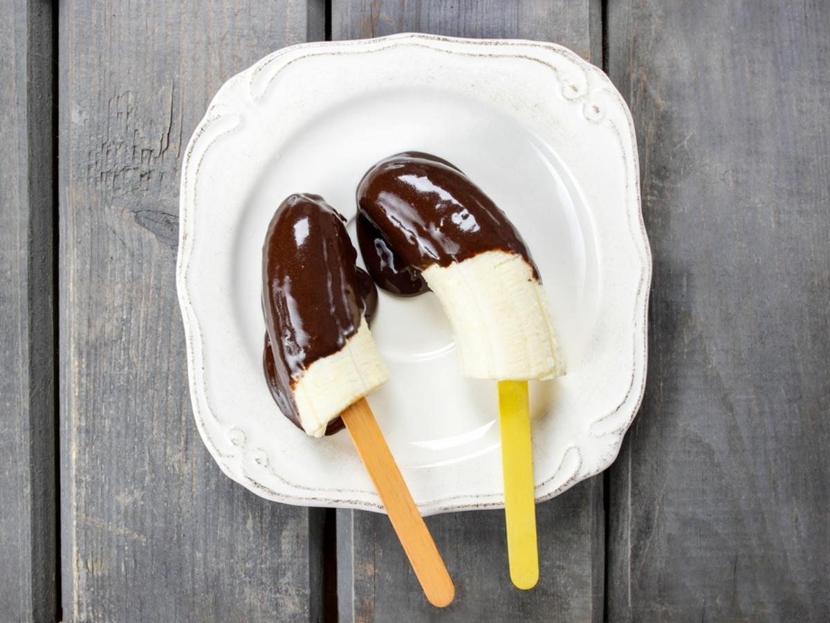 Frozen Chocolate Bananas Healthy Recipe