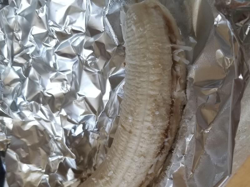 Frozen Coconut, Almond Butter, and Banana Sandwich Healthy Recipe