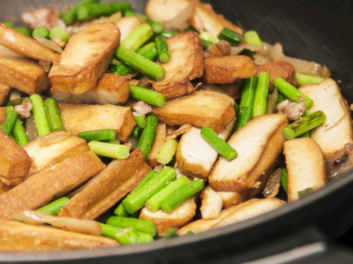 Garlic Green Beans with Tofu Healthy Recipe