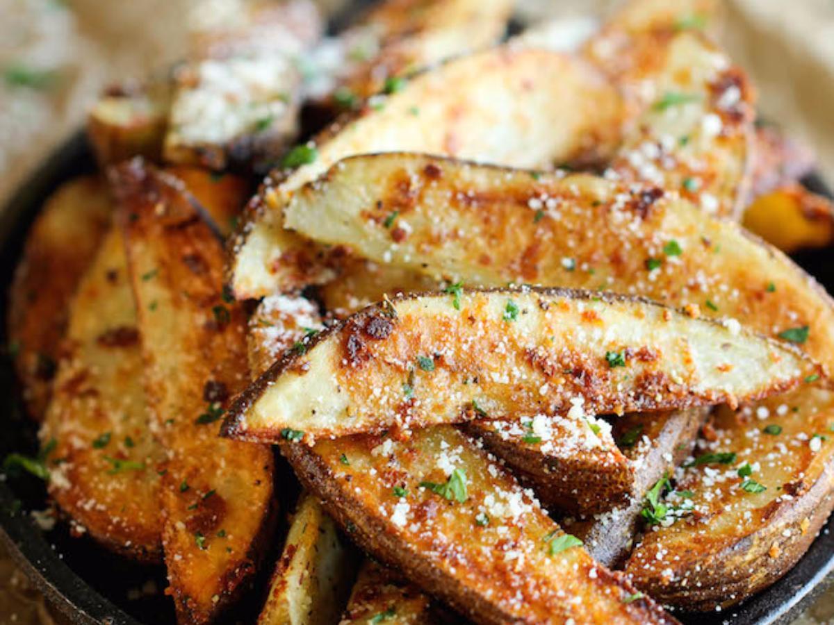 Garlic Parmesan Fries Healthy Recipe