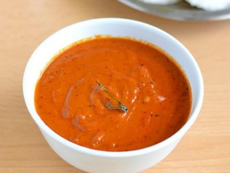 Garlic Tomato Chutney Healthy Recipe