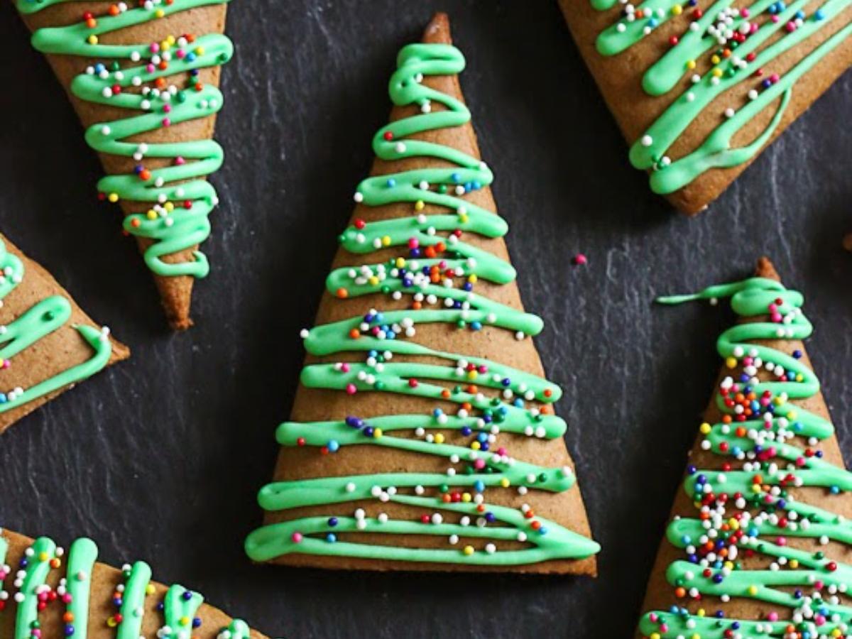 Gingerbread Christmas Tree Cookies Healthy Recipe