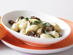 Gnocchi with Mushrooms and Butter Healthy Recipe