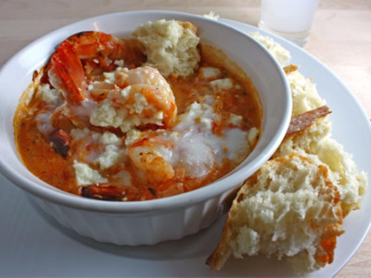 Greek Shrimp Saganaki Healthy Recipe