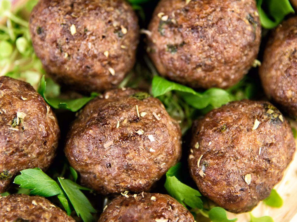 Greek Style Meatballs Healthy Recipe