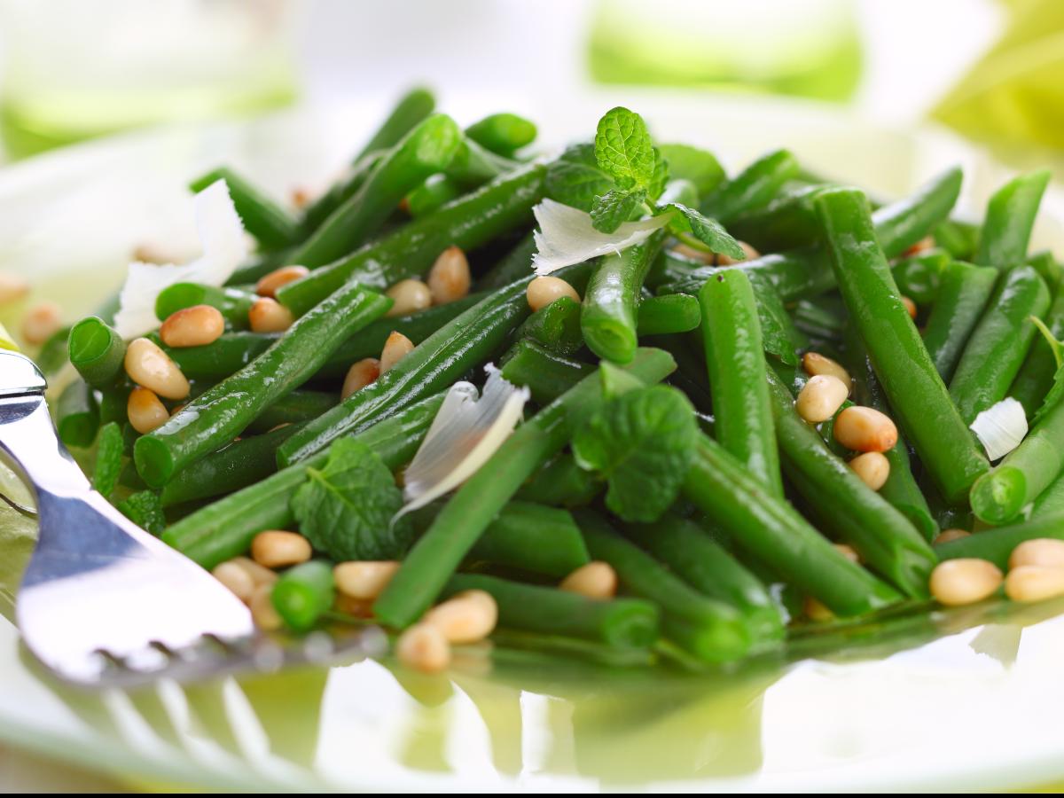Green Beans with Lemon and Pine Nuts Healthy Recipe