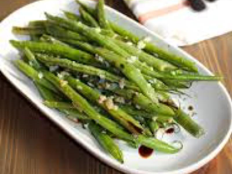 Green Beans with Olive Oil, Balsamic, and Garlic Healthy Recipe
