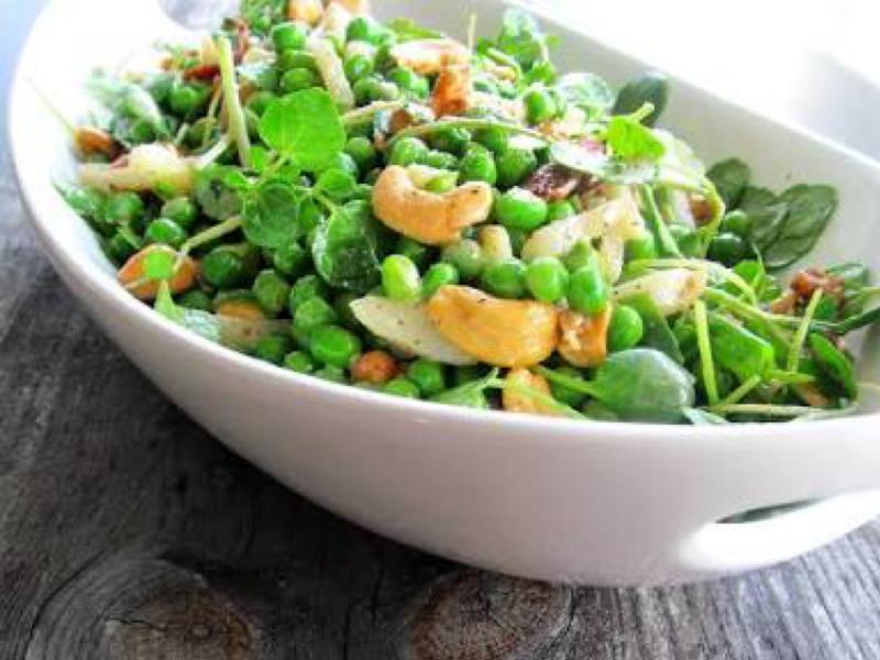 Green Pea Salad Healthy Recipe