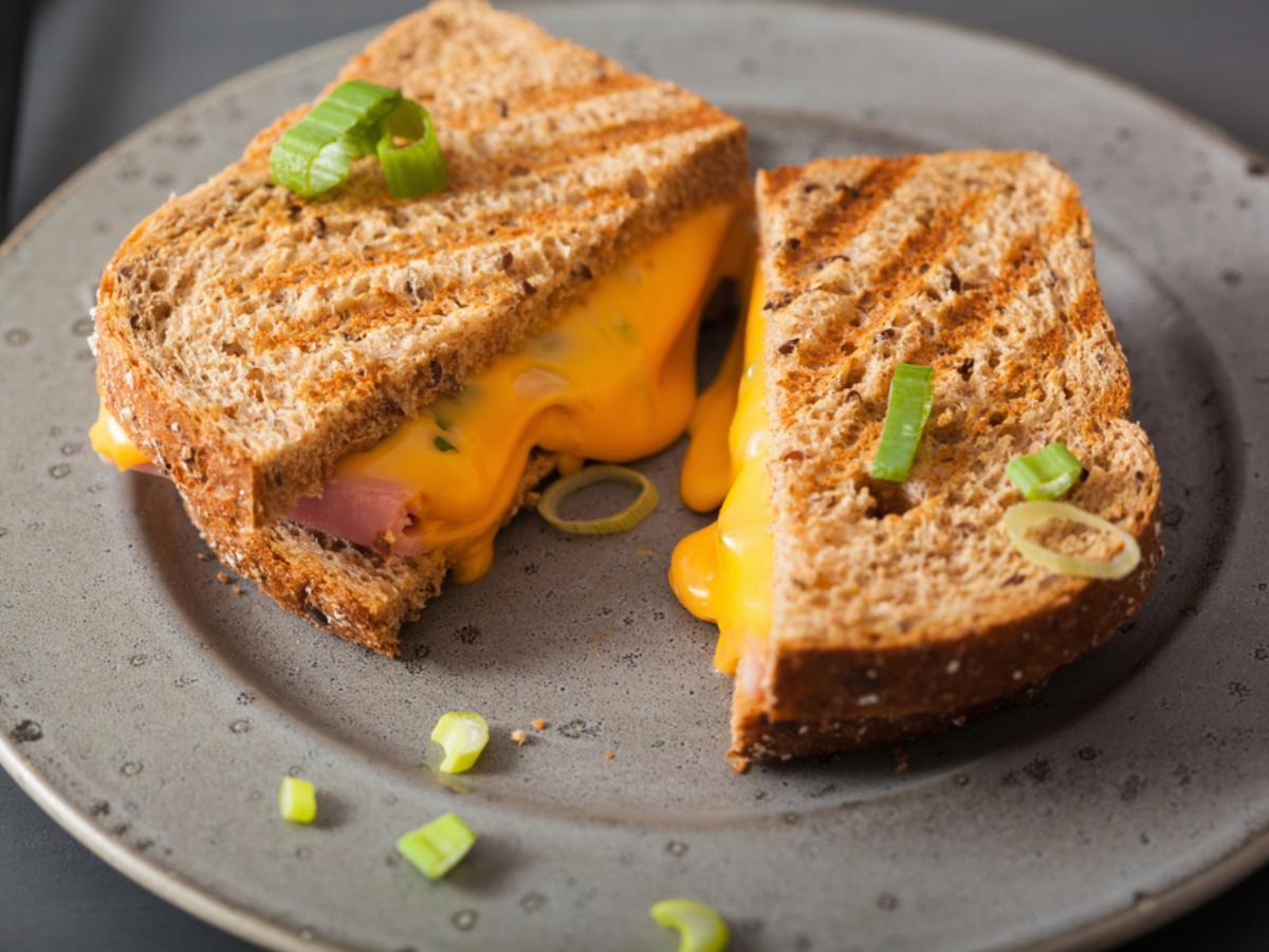 Grilled Ham and Cheese Sandwich Healthy Recipe