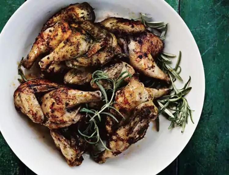 Grilled Herbed Poussins Healthy Recipe