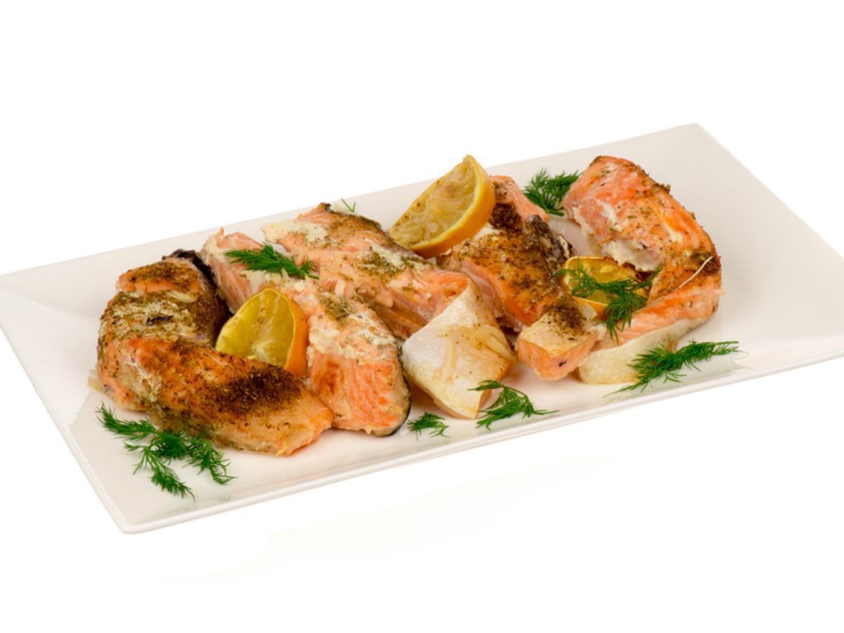 Grilled Salmon with Dill Butter  Healthy Recipe