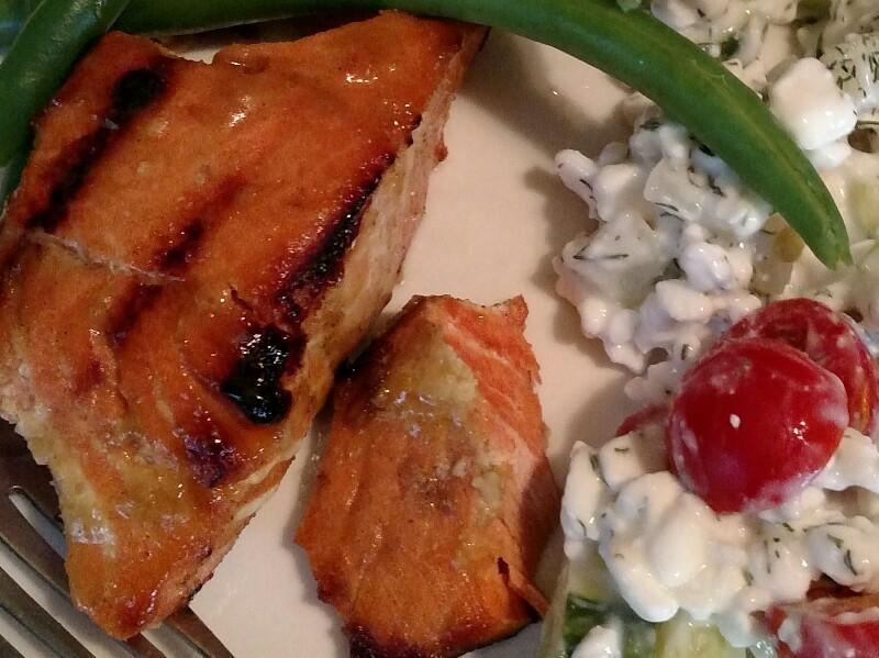 Grilled Salmon with Ginger Healthy Recipe