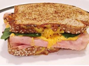 Ham and Cheese Breakfast melt Healthy Recipe
